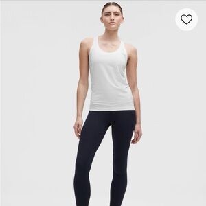 lululemon athletica White Racerback Tank Top